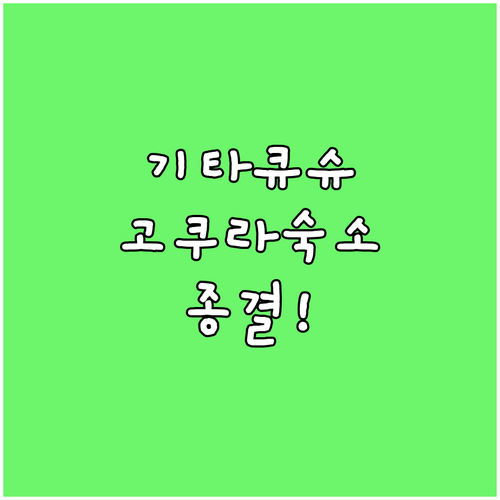 일본 기타큐슈 여행 고쿠라 호텔 위치 장점 사진으로 정리한 숙소 가이드